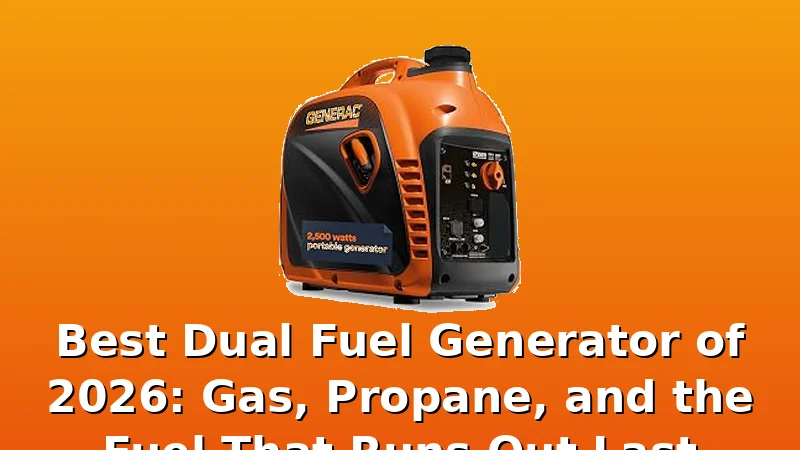 Best Dual Fuel Generator of 2026: Gas, Propane, and the Fuel That Runs Out Last - WattBreeze review with measurements and honest opinion