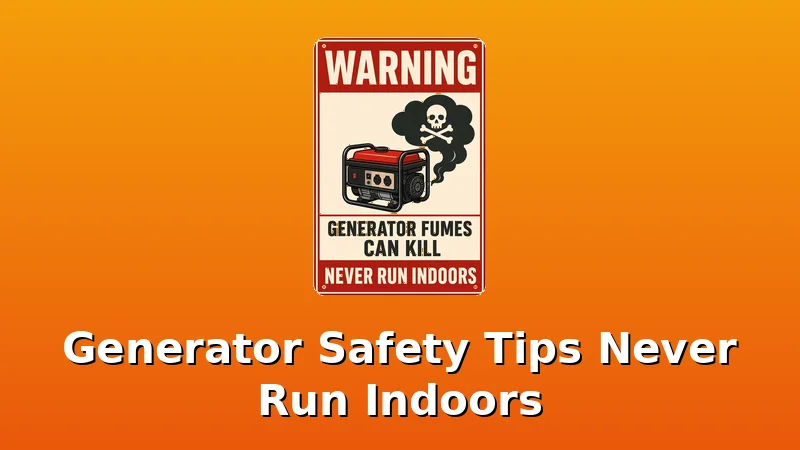 Generator Safety Tips Never Run Indoors - WattBreeze review with measurements and honest opinion