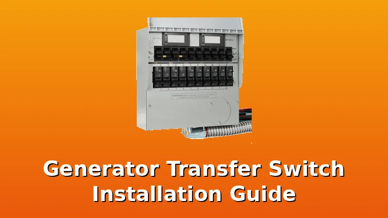 Generator Transfer Switch Installation Guide - WattBreeze review with measurements and honest opinion