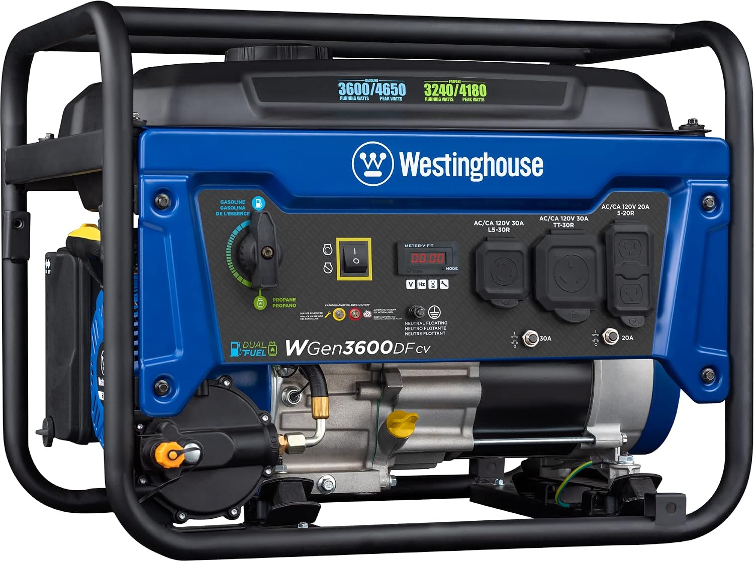 Westinghouse 4650 Peak Watt Dual Fuel (B099KR6PTG)