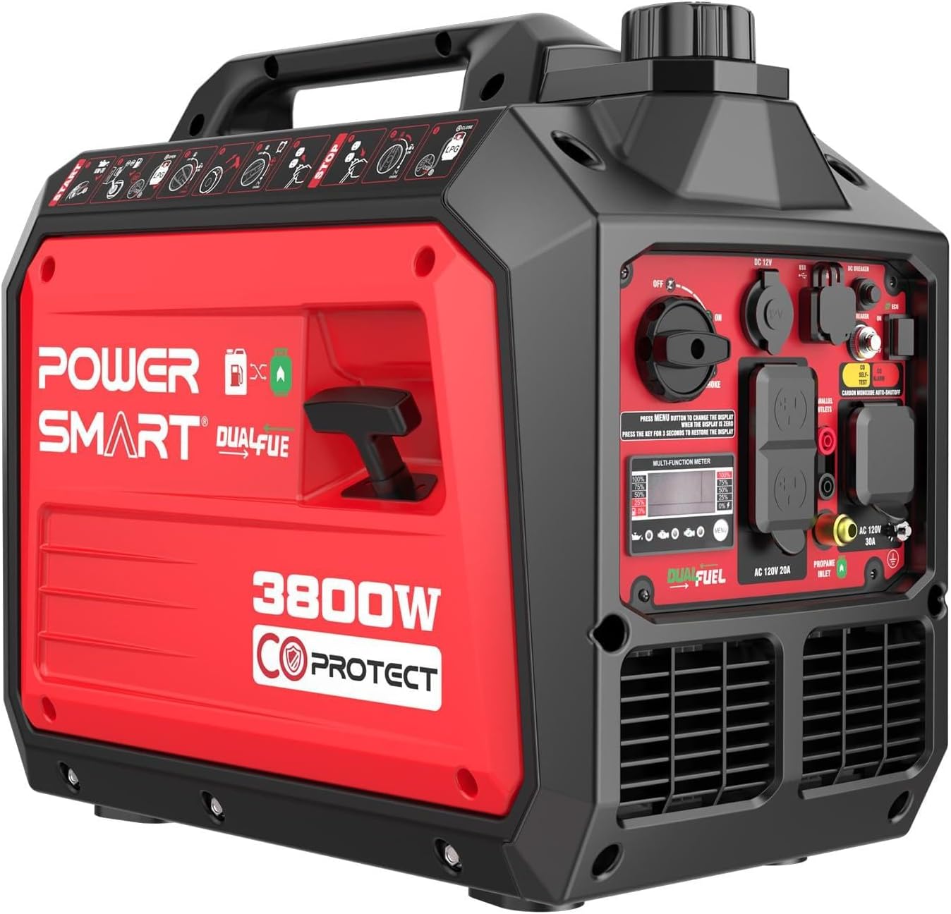 PowerSmart 3800W Dual Fuel Inverter (B0FSD2SJJP)